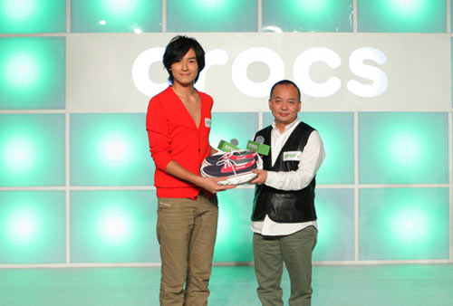 郑元畅助力Crocs 2012春夏新品上海发布会